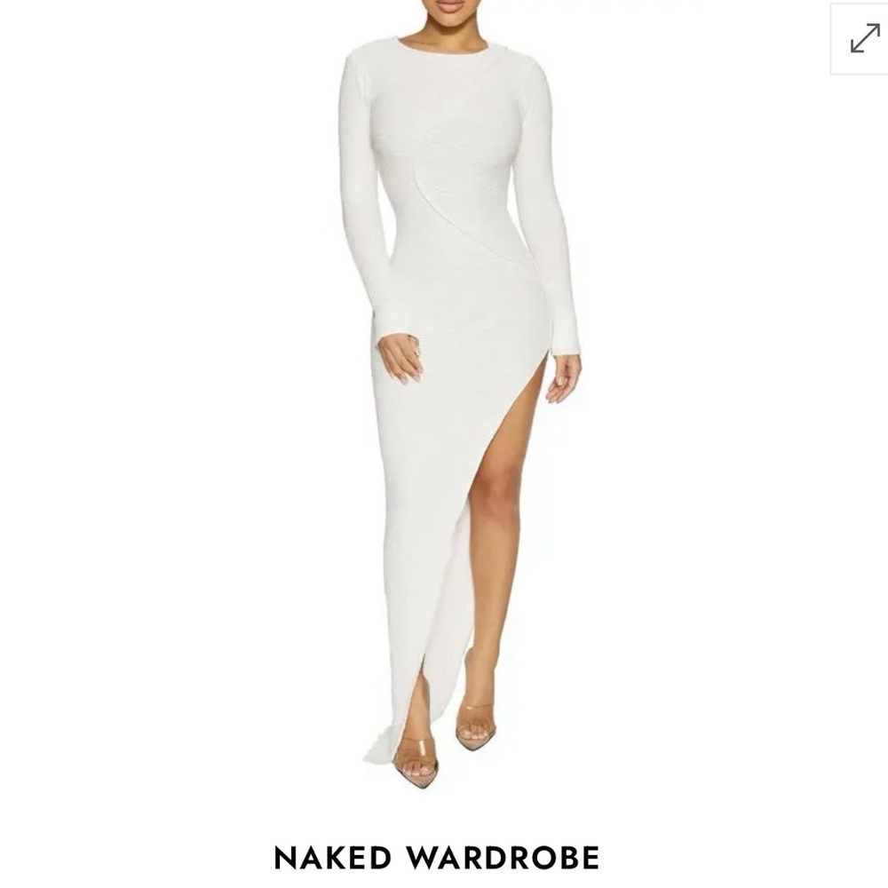 Naked Wardrobe White Dress
